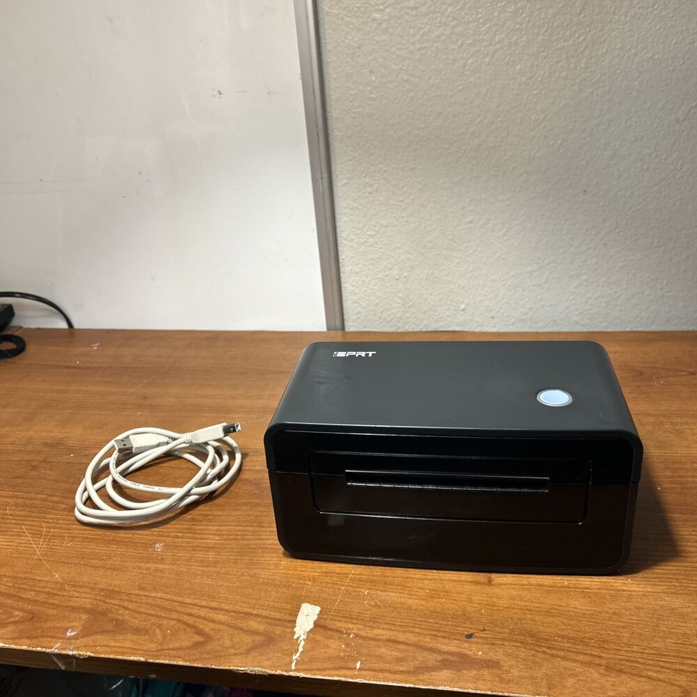 iDPRT SP410 Thermal Shipping Label Printer w/ Power & USB Cable – Tested